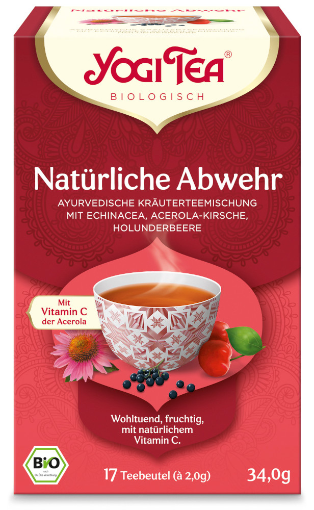 YOGI TEA Natürliche Abwehr Bio Filterbeutel 17X1.8 g Filterbeutel