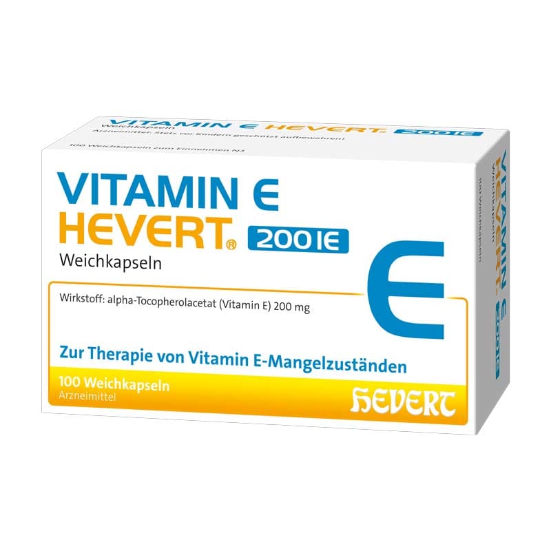 Vitamin E HEVERT 200 I.E. 100 St Weichkapseln