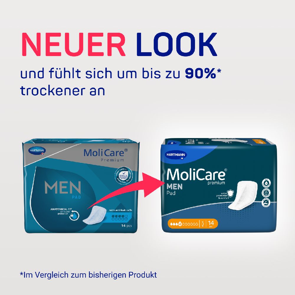 MoliCare premium MEN Pad 4 Tropfen 14 St