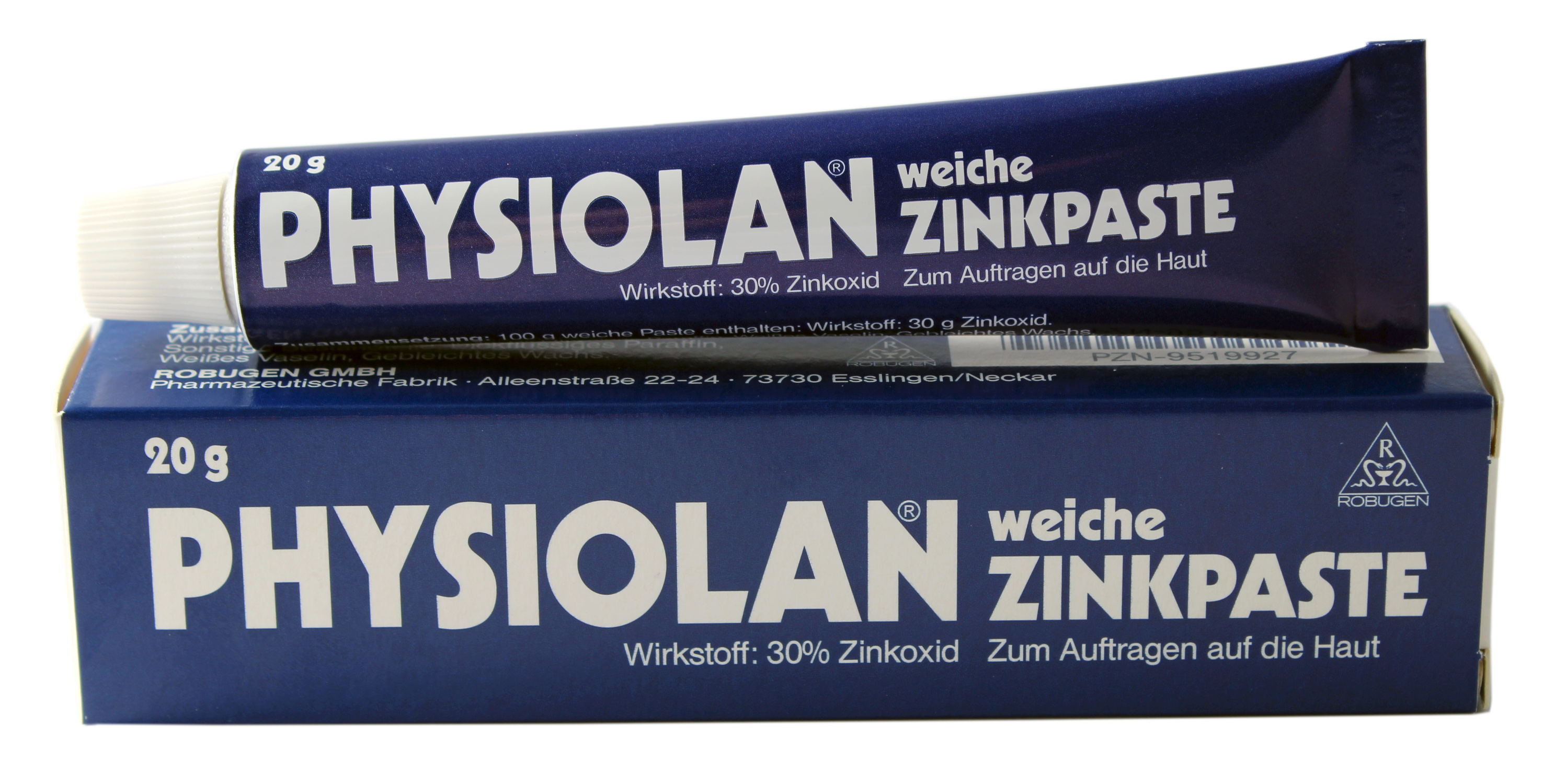 PHYSIOLAN weiche Zinkpaste 20 g Paste