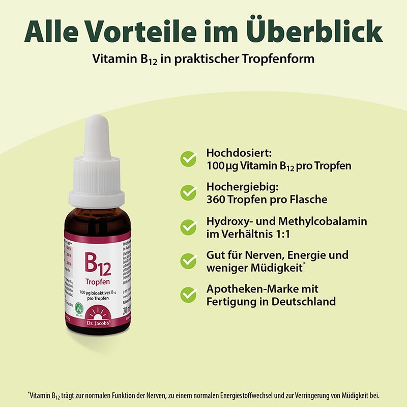Dr. Jacobs B12 Tropfen 20 ml Tropfen zum Einnehmen