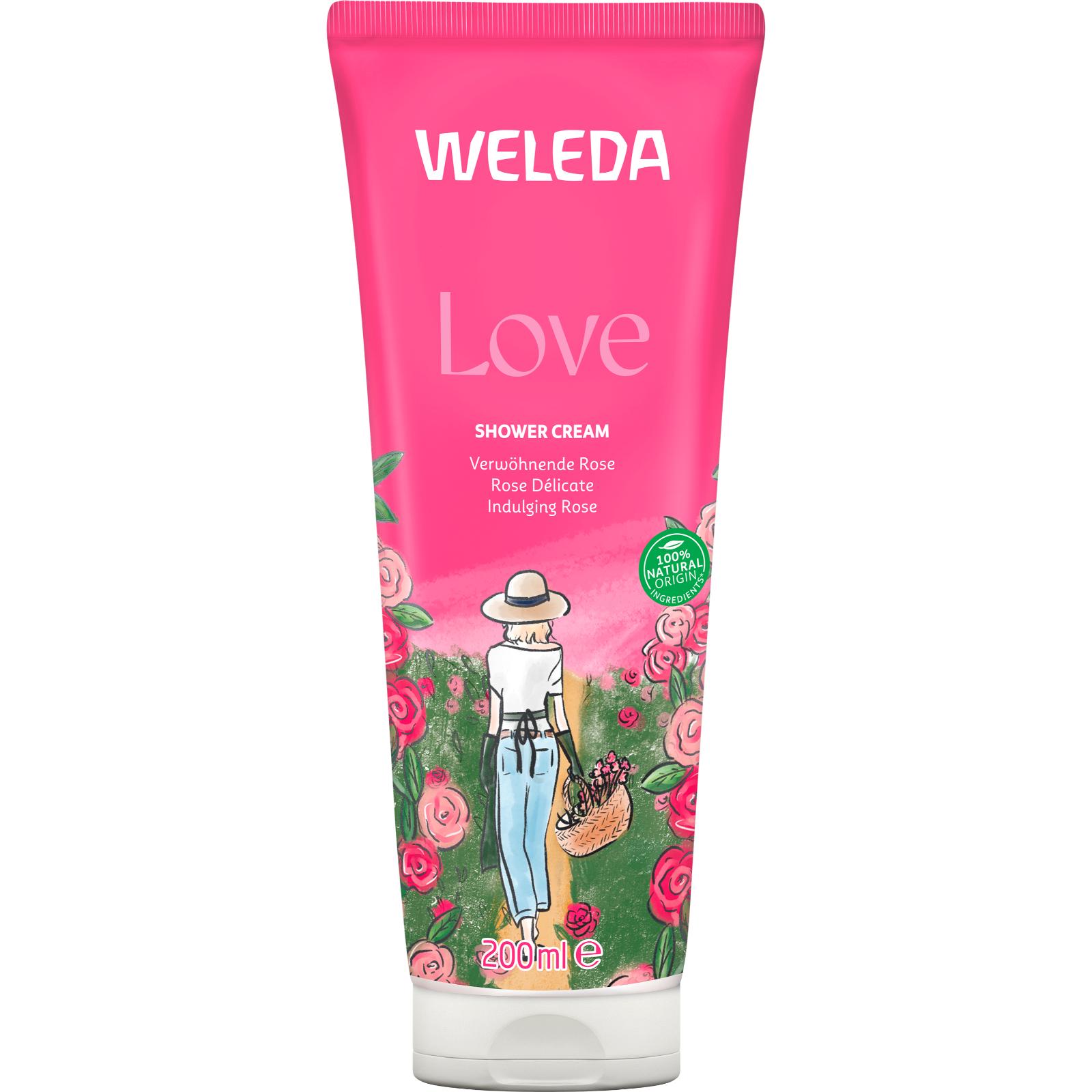 Weleda Love Shower Cream Rose 200 ml Duschgel