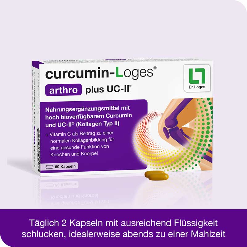 curcumin-Loges arthro plus UC-II 60 St Kapseln