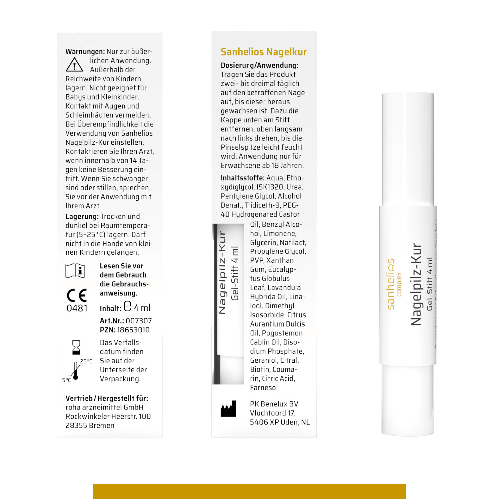 sanhelios complex Nagelpilz-Kur Gel-Stift 4 ml Lösung