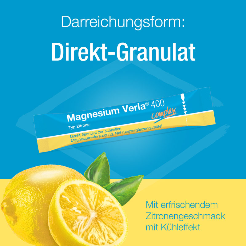 Magnesium Verla 400 Direkt-Granulat 25 St Granulat