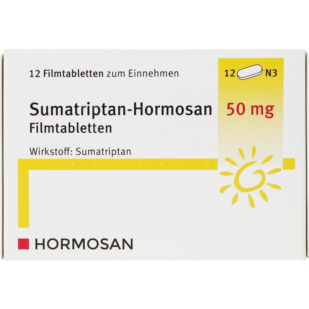 Sumatriptan-Hormosan 50mg 12 St Filmtabletten