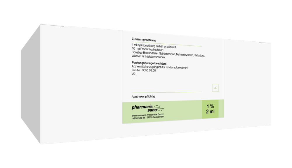 Procain pharmarissano Ampulle 1% 2 ml Injektionslös. 200X2 ml Injektionslösung