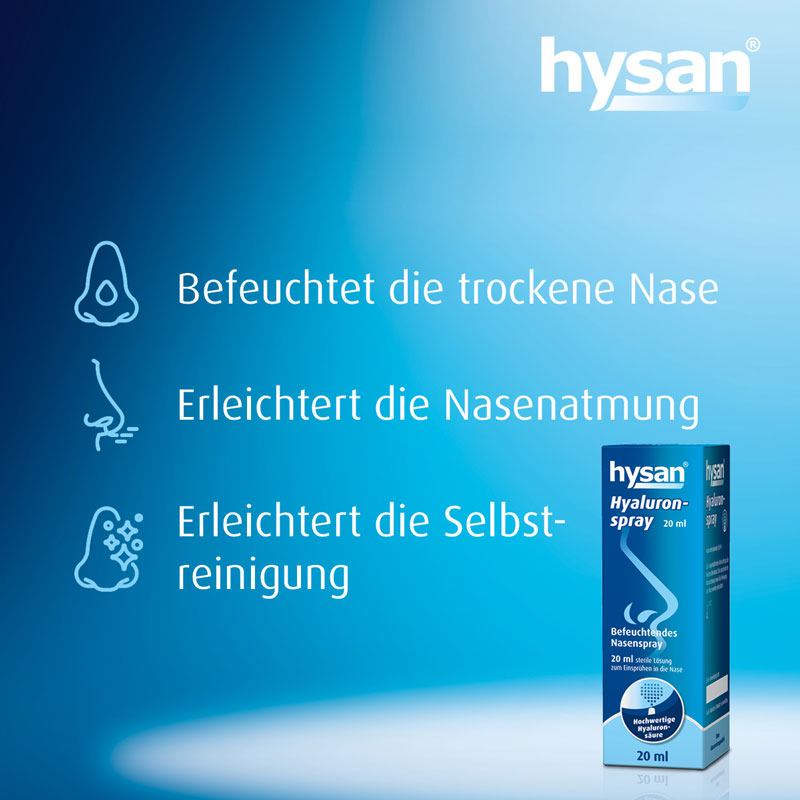 Hysan Hyaluronspray 20 ml Nasenspray