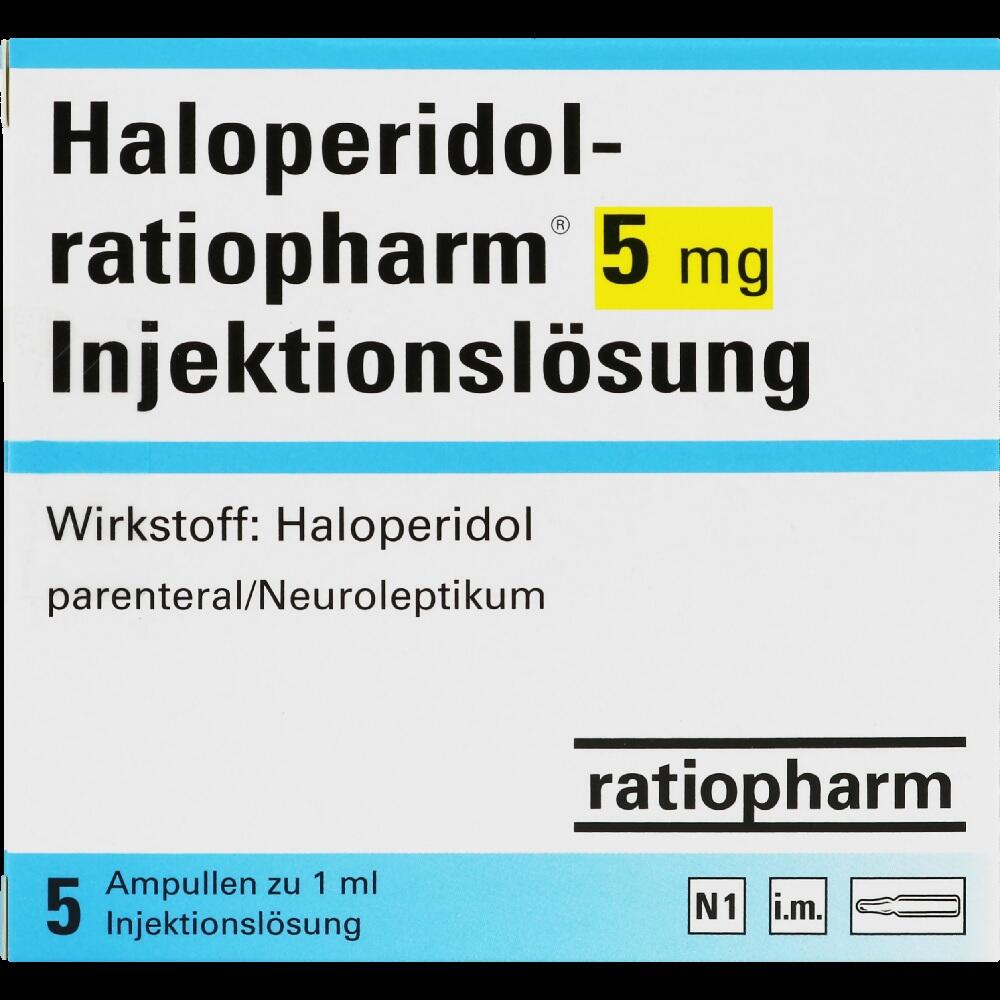 HALOPERIDOL ratiopharm 5 mg Inj.-Lsg. Ampullen 5 St Ampullen