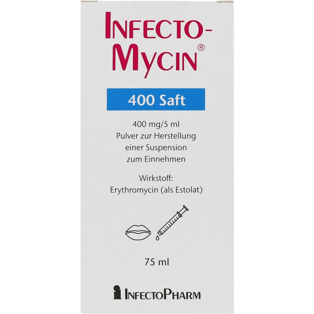 INFECTOMYCIN 400 Saft 75 ml Pulver zur Herstellung einer Suspension zum Einnehmen