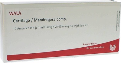 WALA Cartilago/Mandragora comp. Ampullen 10X1 ml Ampullen