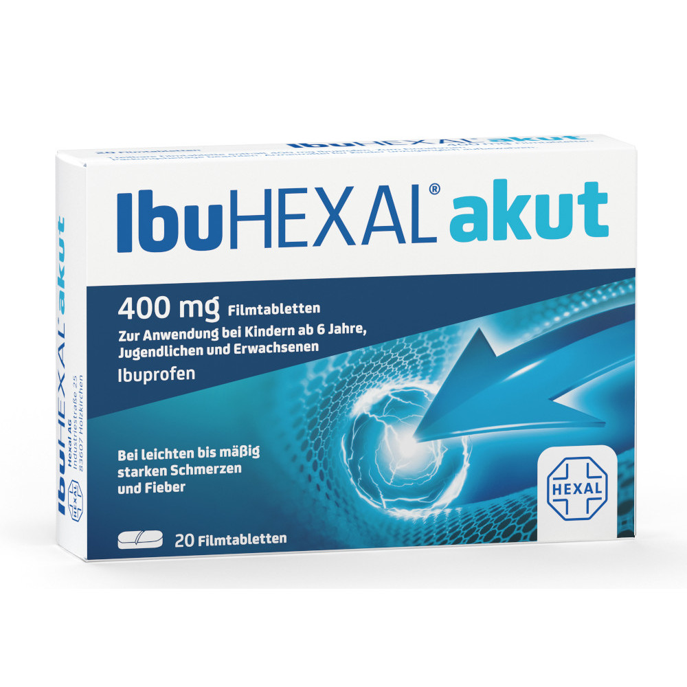 IbuHEXAL akut 400mg 20 St Filmtabletten