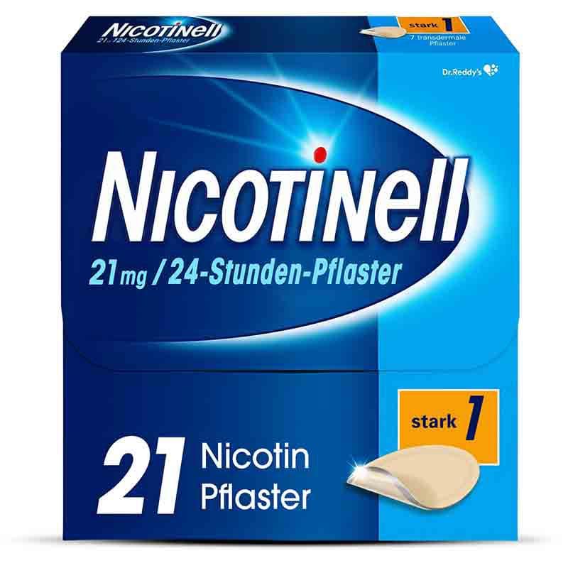 NICOTINELL 21 mg/24-Stunden-Pflaster stark 21 St Pflaster transdermal