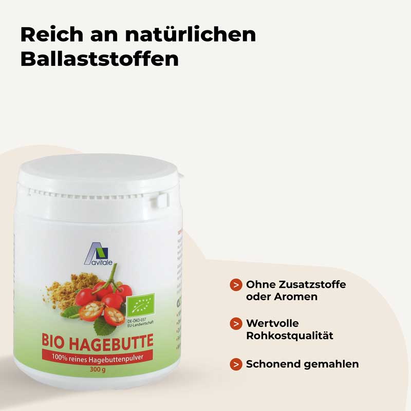 BIO HAGEBUTTE Pulver 300 g Pulver