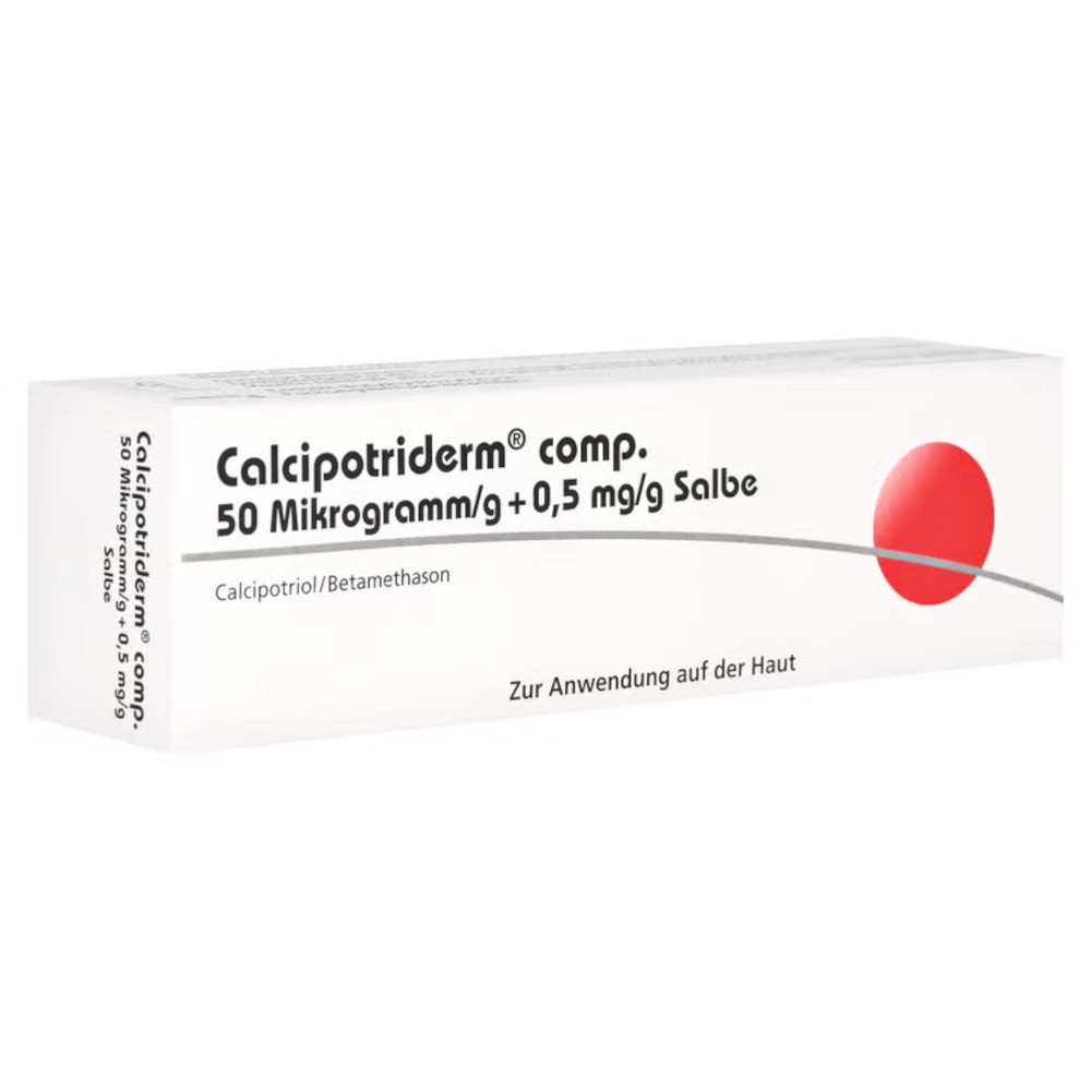 Calcipotriderm comp.50 µg/g + 0,5 mg/g 60 g Salbe