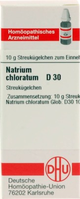 NATRIUM CHLORATUM D 30 Globuli 10 g Globuli