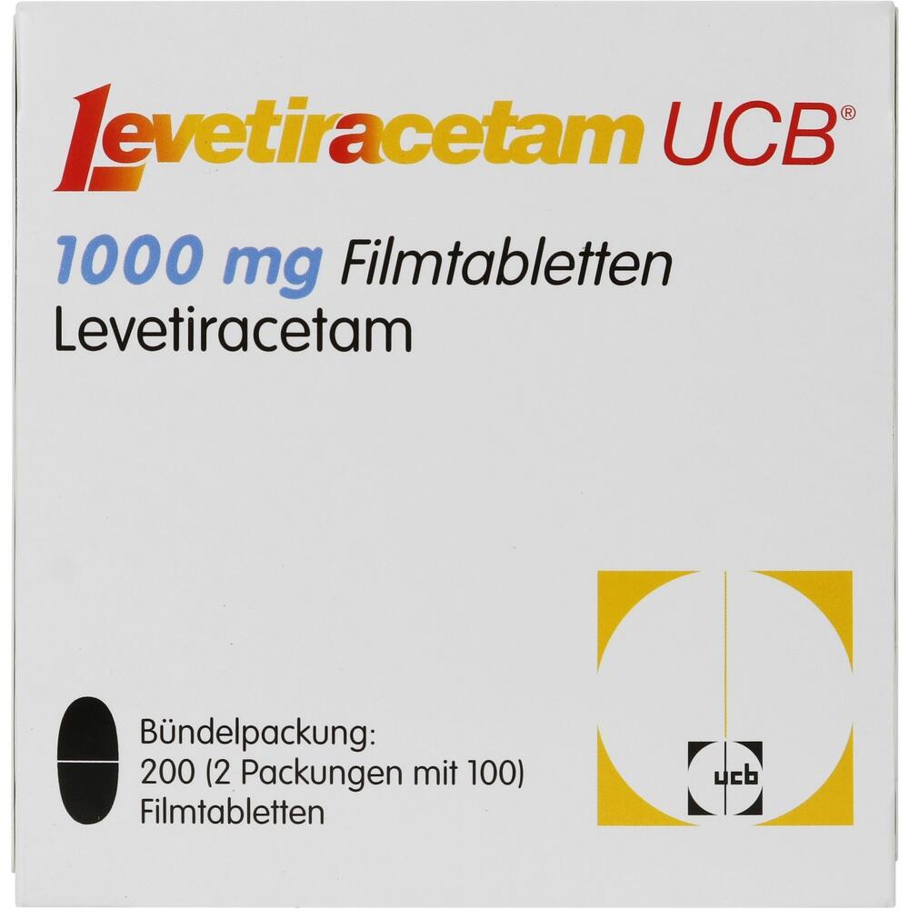 Levetiracetam UCB 1000mg 200 St Filmtabletten
