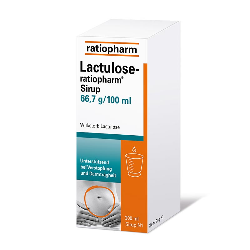 Lactulose ratiopharm bei Verstopfung 200 ml Sirup