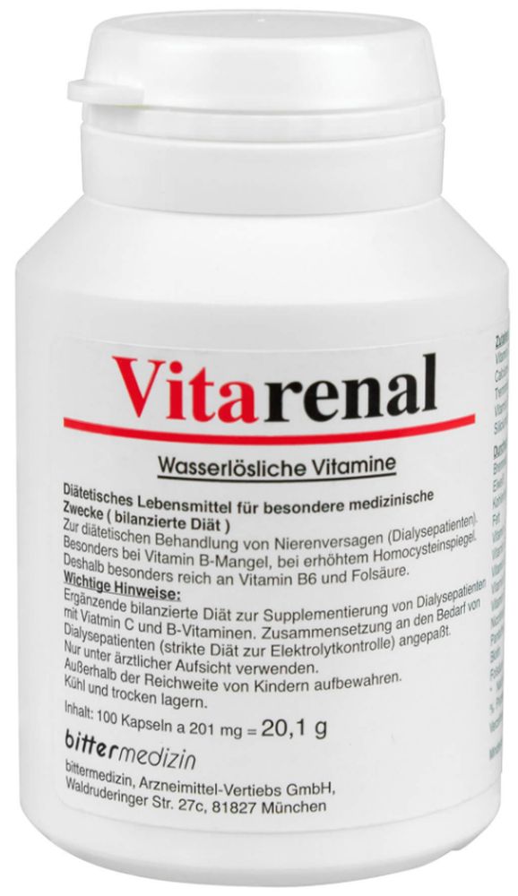 VITARENAL Kapseln 100 St Kapseln
