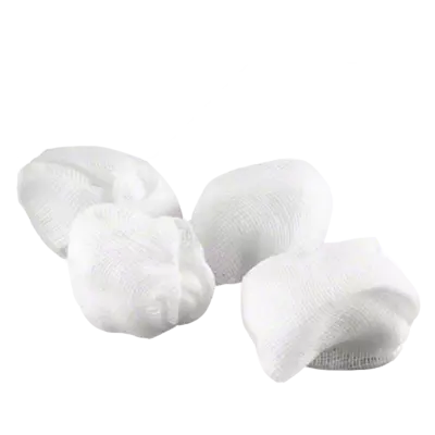 ASKINA Schlinggazetupfer pflaumengroß steril 4 St Tupfer