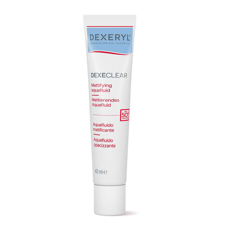 DEXECLEAR mattierendes Aquafluid SPF50+ 40 ml Emulsion