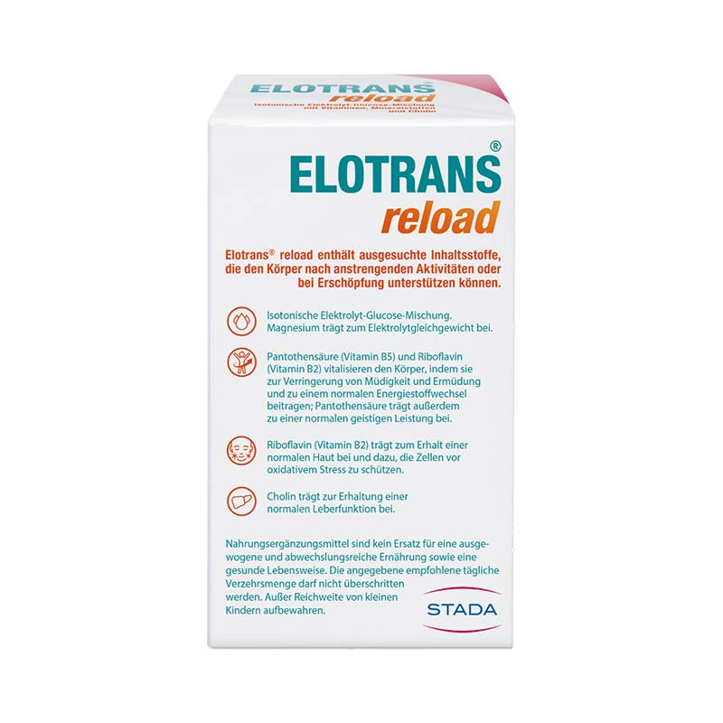 ELOTRANS reload Isotonische Elektrolyt-Glucose-Mischung 15X7.57 g Beutel