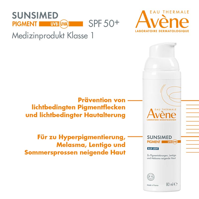 Avène SUNSIMED PIGMENT BLUE LIGHT  80 ml Emulsion