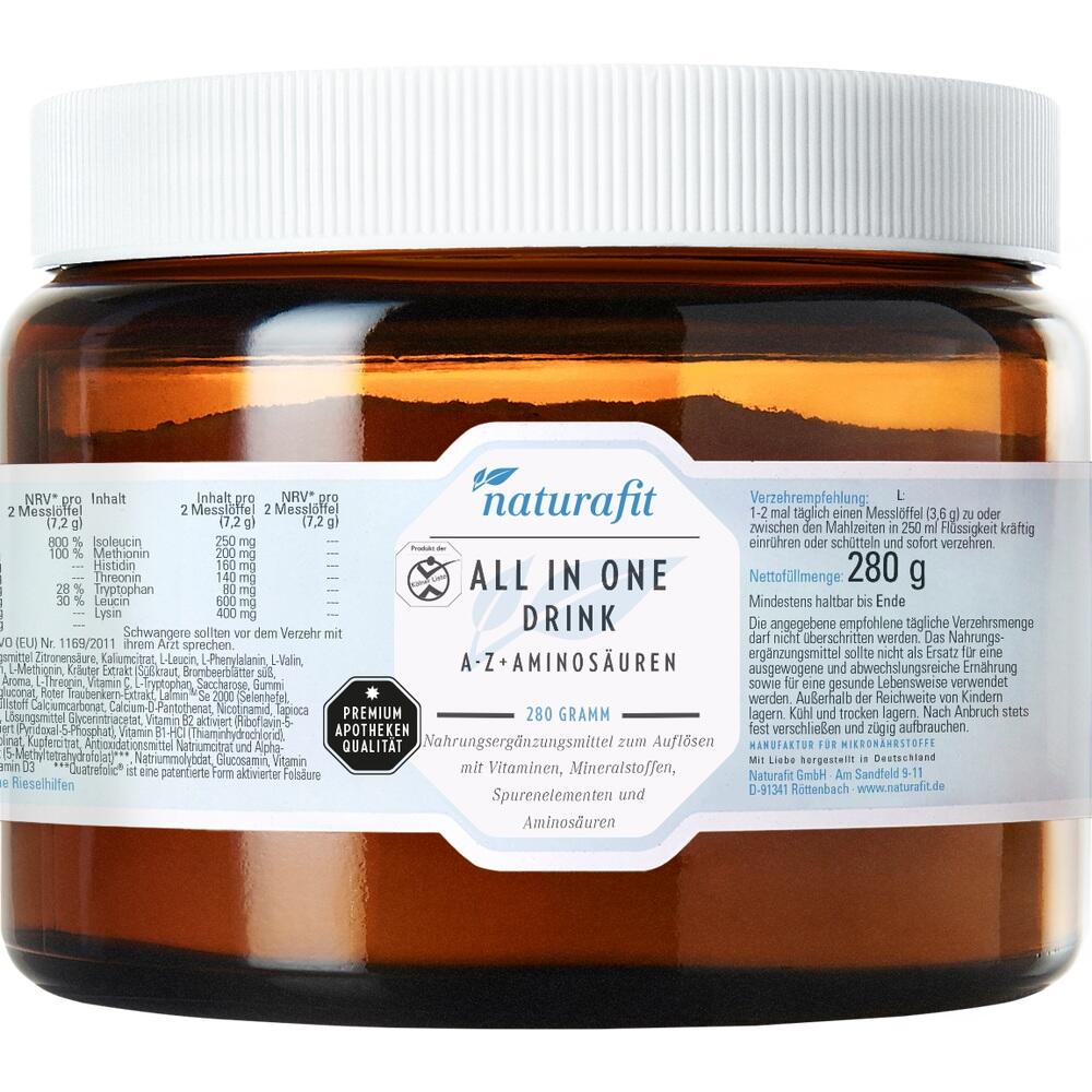 naturafit ALL IN ONE A-Z + AMINOSÄUREN 280 g Pulver
