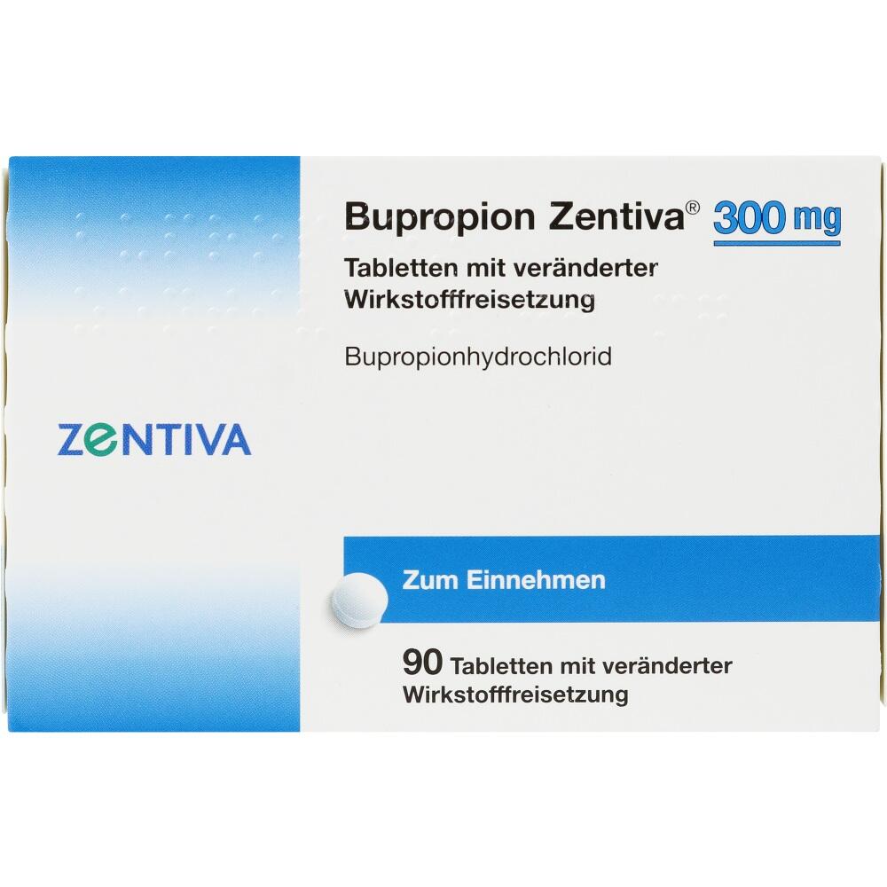Bupropion Zentiva 300 mg 90 St Tablette mit veränderter Wirkstofffreisetzung