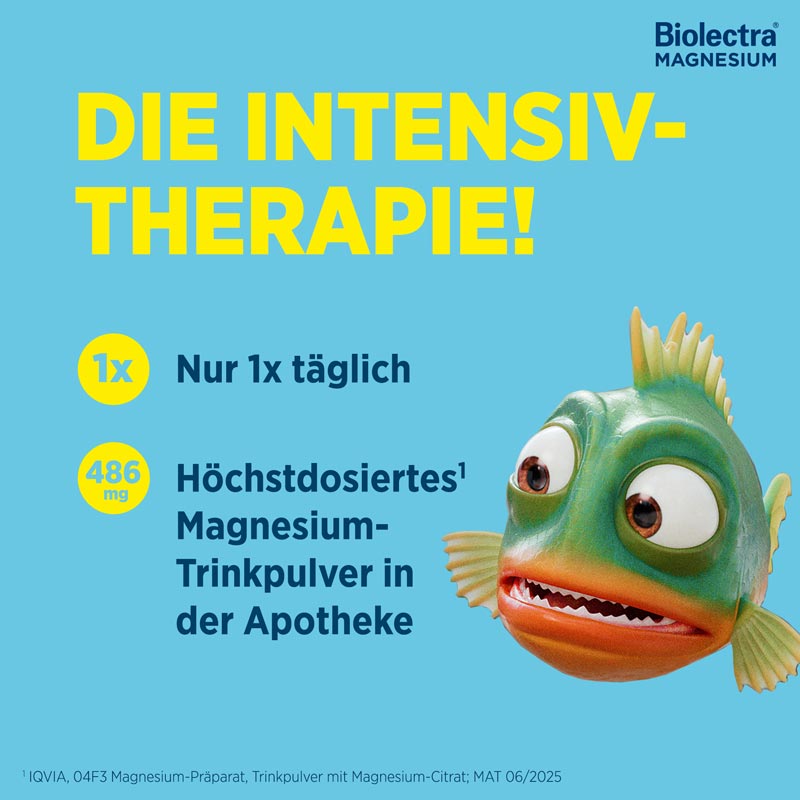 Biolectra MAGNESIUM 486 mg INTENS 40 St Pulver zur Herstellung einer Lösung zum Einnehmen