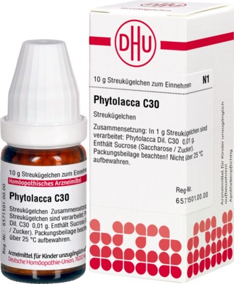 PHYTOLACCA C 30 Globuli 10 g Globuli