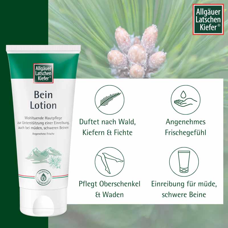 Allgäuer Latschen Kiefer Bein Lotion  200 ml Lotion