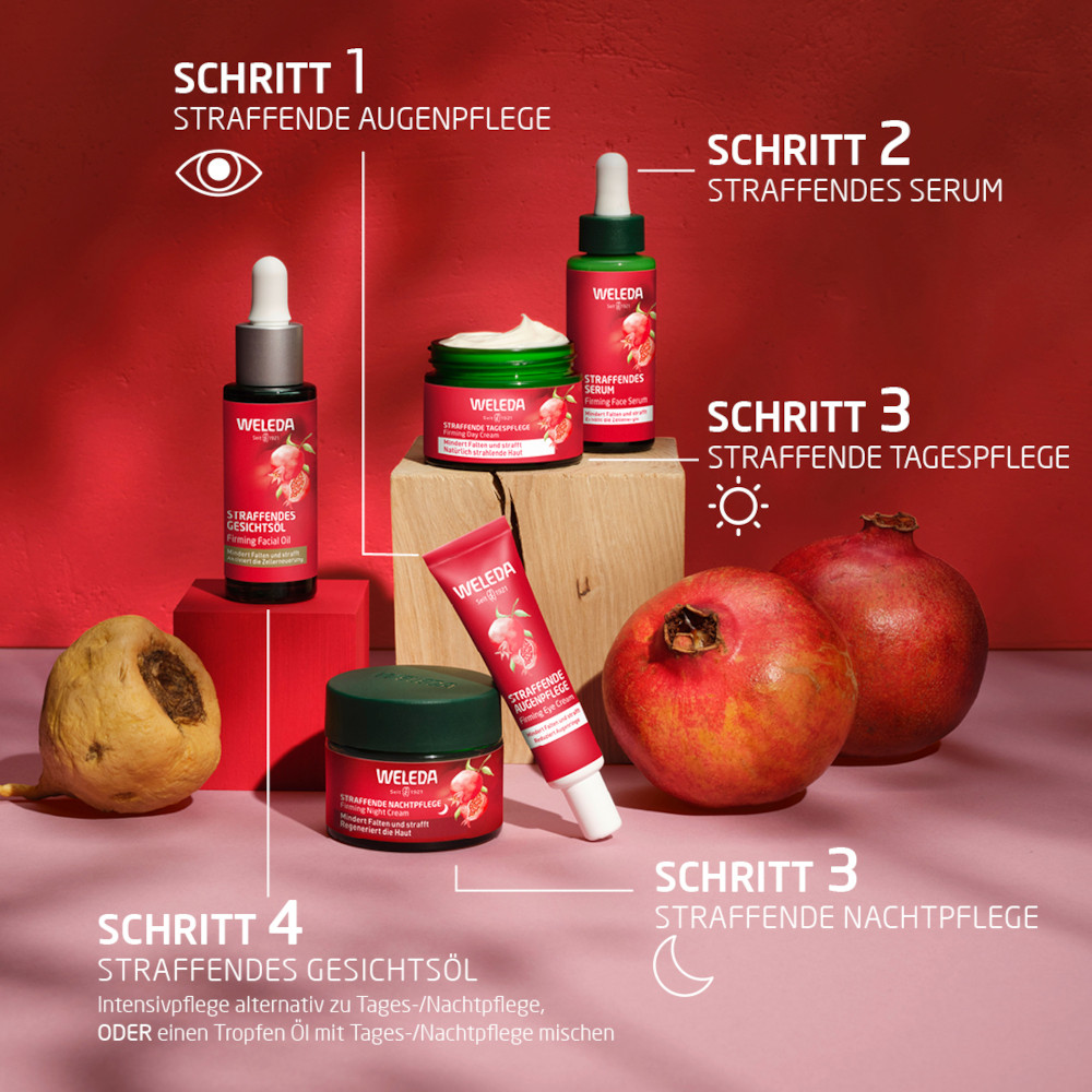 Weleda Straffendes Gesichtsserum Granatapfel & Maca-Peptide 30 ml