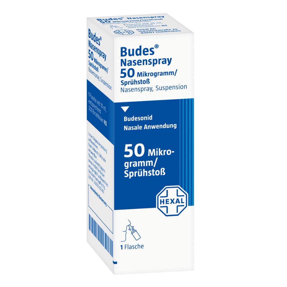 Budes Nasenspray 50 Mikrogramm/Sprühstoß 10 ml Nasendosierspray