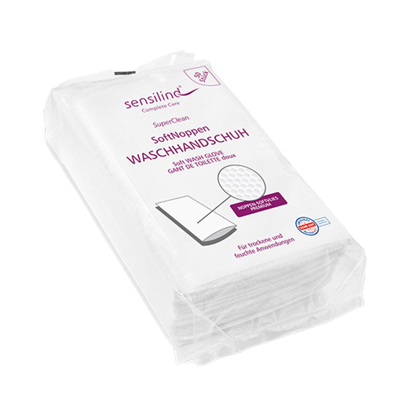 sensilind SoftNoppen WASCHHANDSCHUH 20X50 St