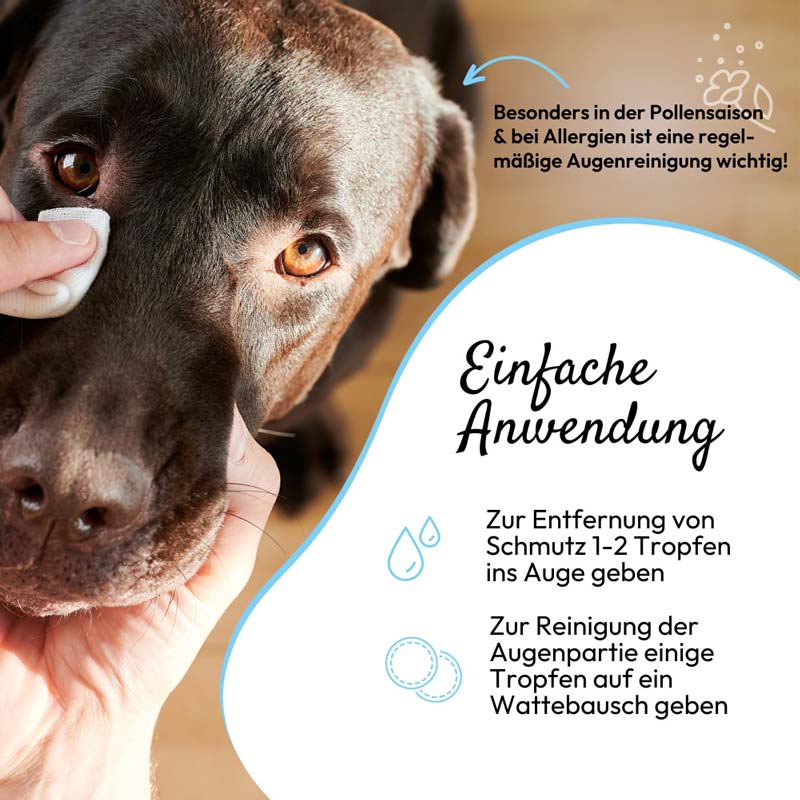 PHA AugenPflege Tropfen für Hunde und Katzen 20 ml Tropfen