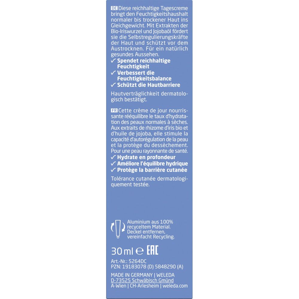 WELEDA Iris Tagespflege 30 ml Tagescreme