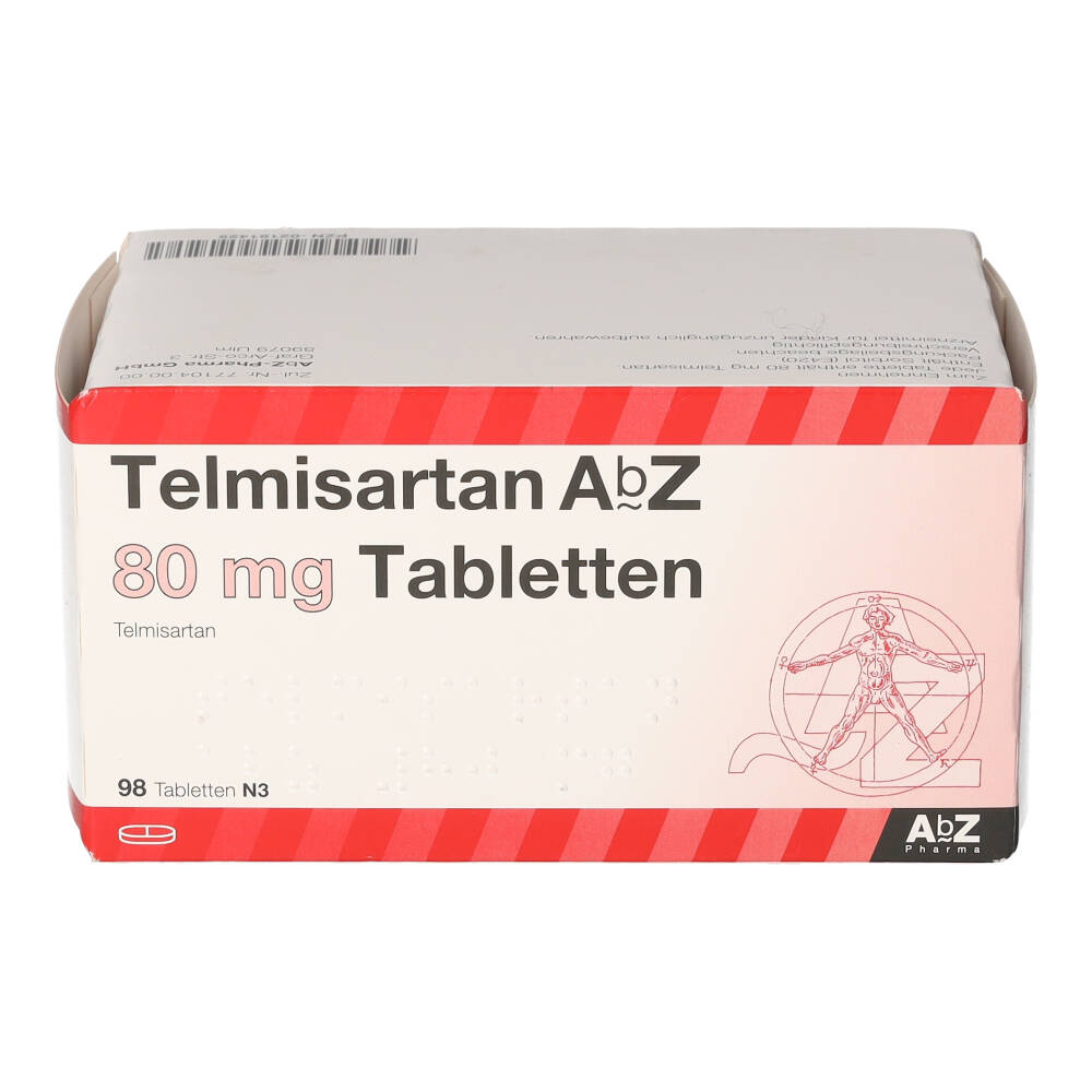 Telmisartan AbZ 80mg 98 St Tabletten