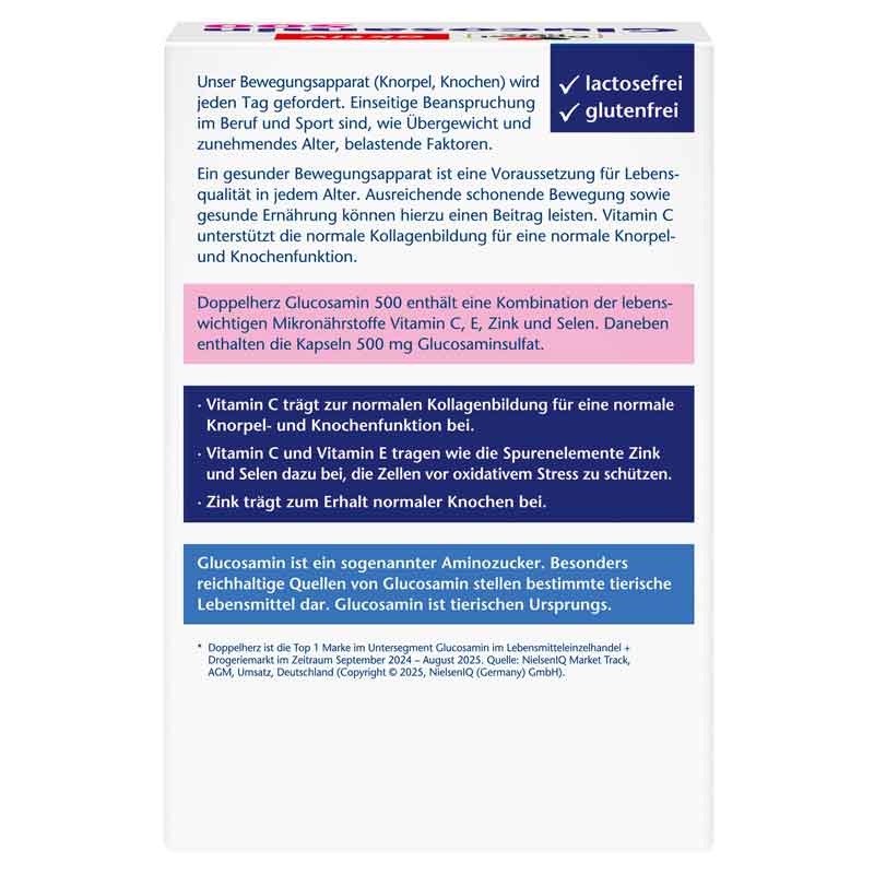 Doppelherz aktiv Glucosamin 500  120 St Kapseln