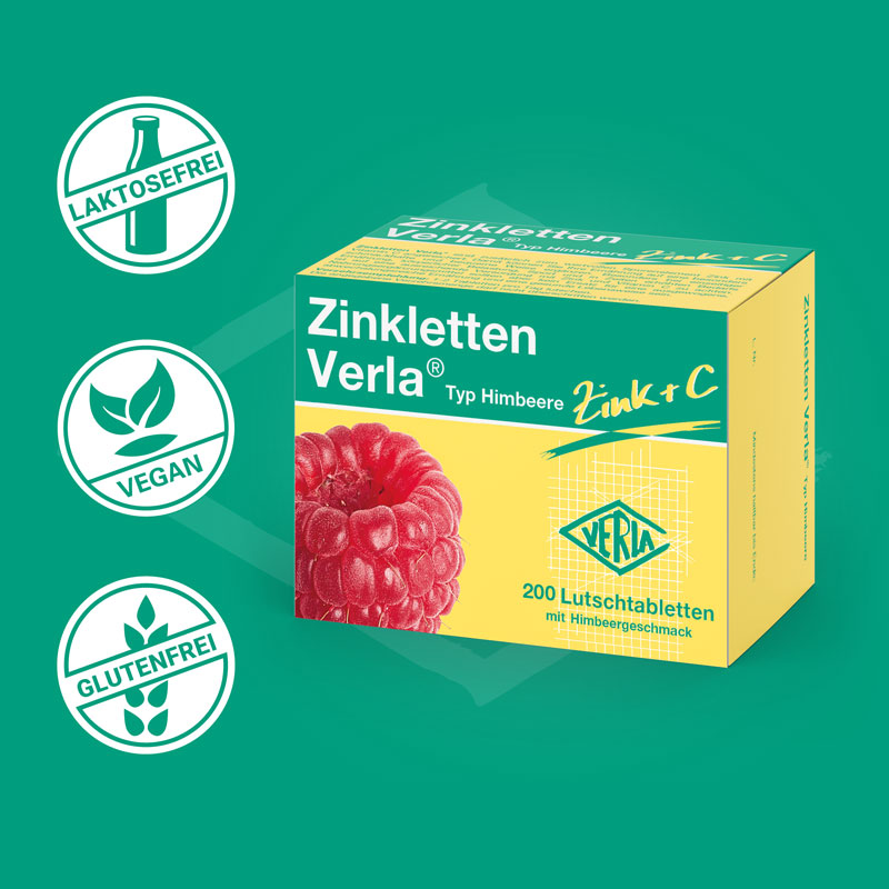 Zinkletten Verla 200 St Lutschtabletten