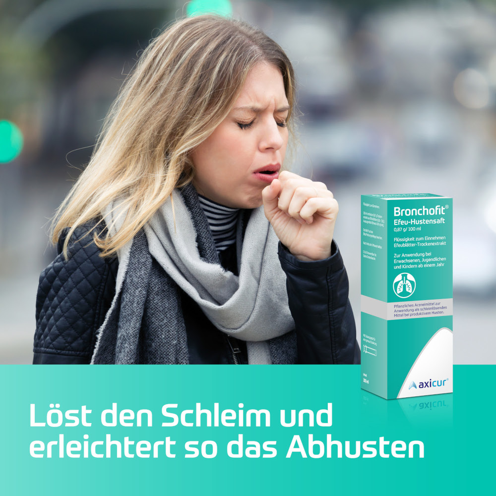 Bronchofit Efeu-Hustensaft 100 ml Flüssigkeit zum Einnehmen