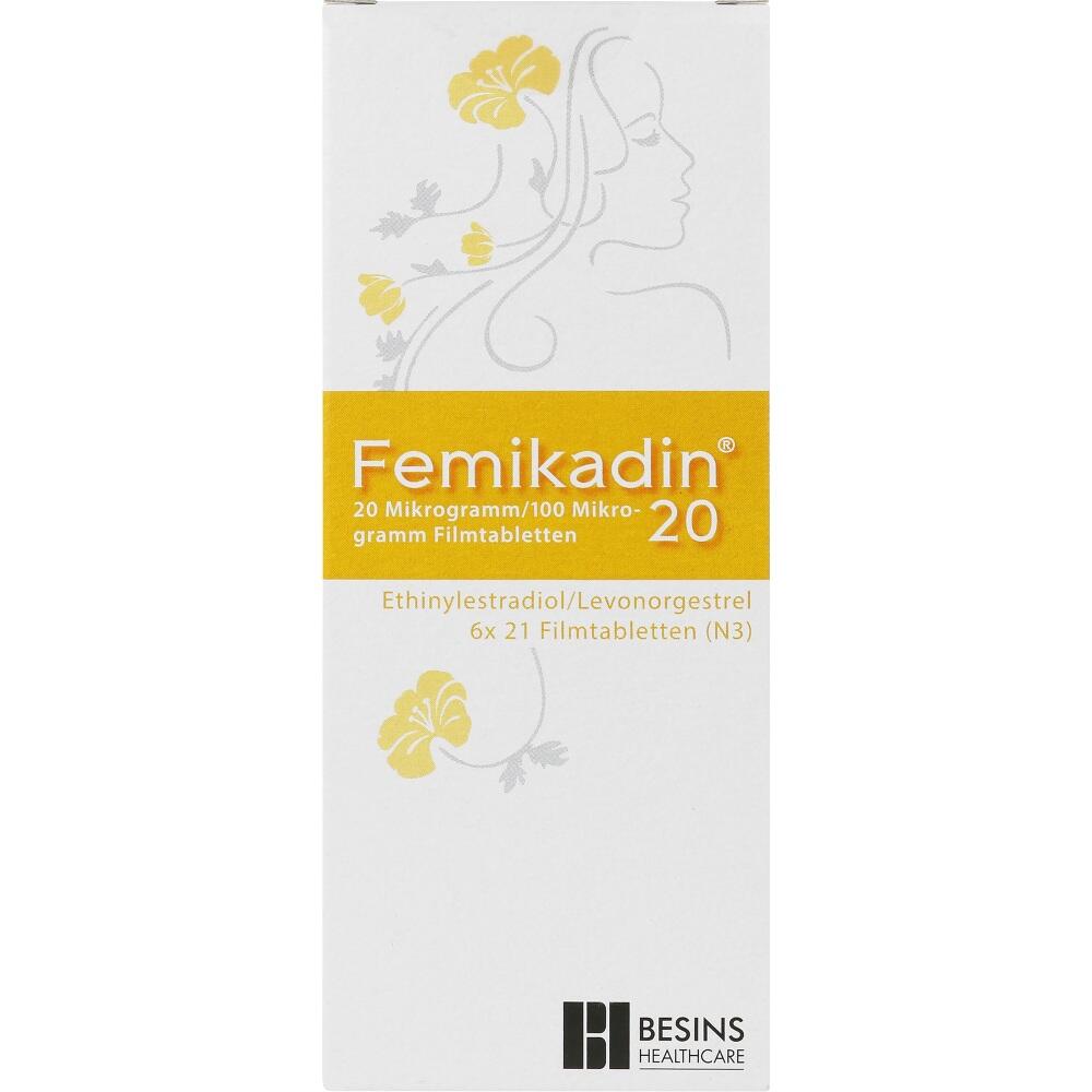 Femikadin 20 6X21 St Filmtabletten