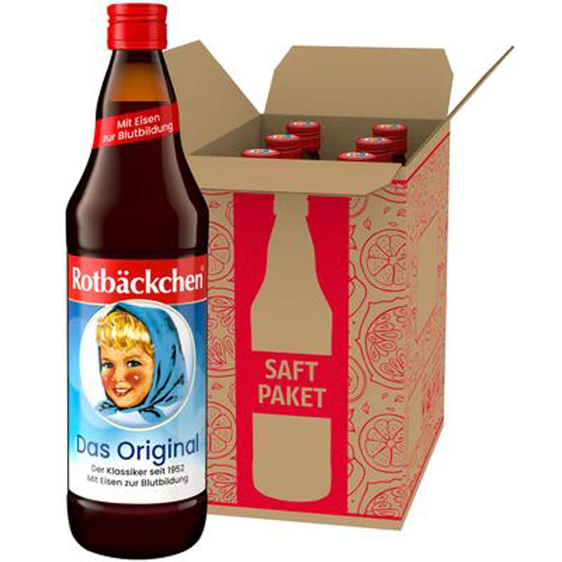Rabenhorst Rotbäckchen  6x700 ml Saft
