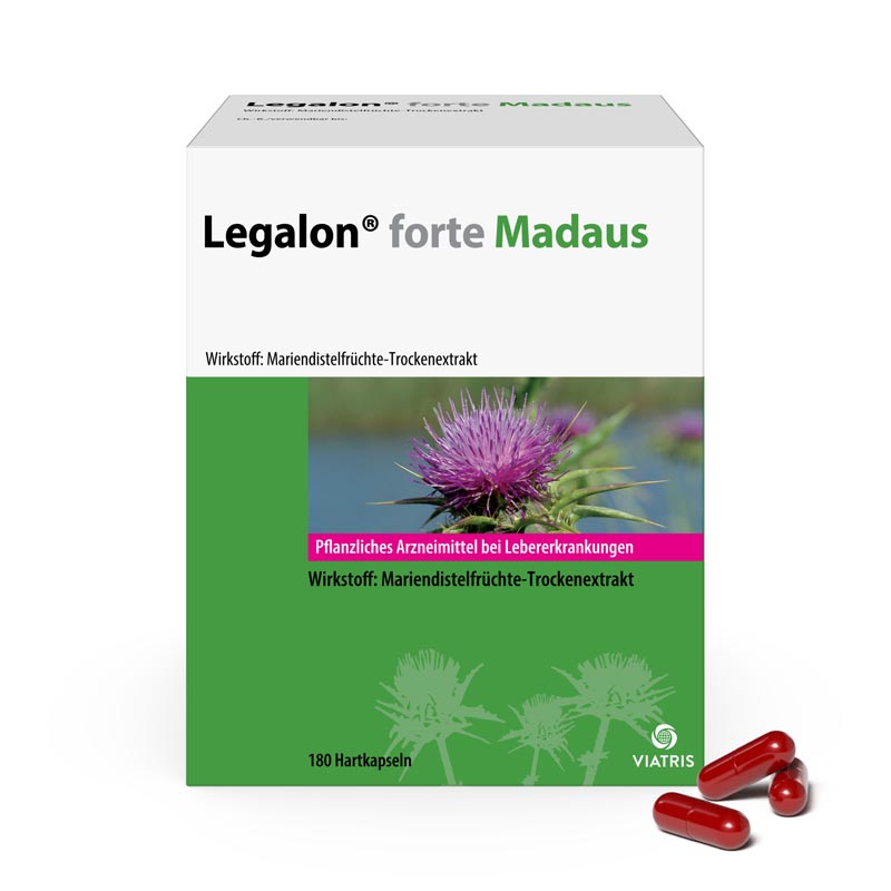 Legalon forte Madaus 180 St Hartkapseln
