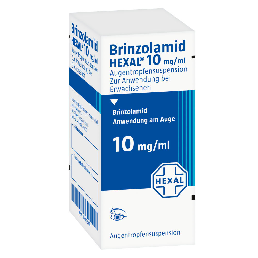 Brinzolamid HEXAL 10mg/ml 3X5 ml Augentropfen