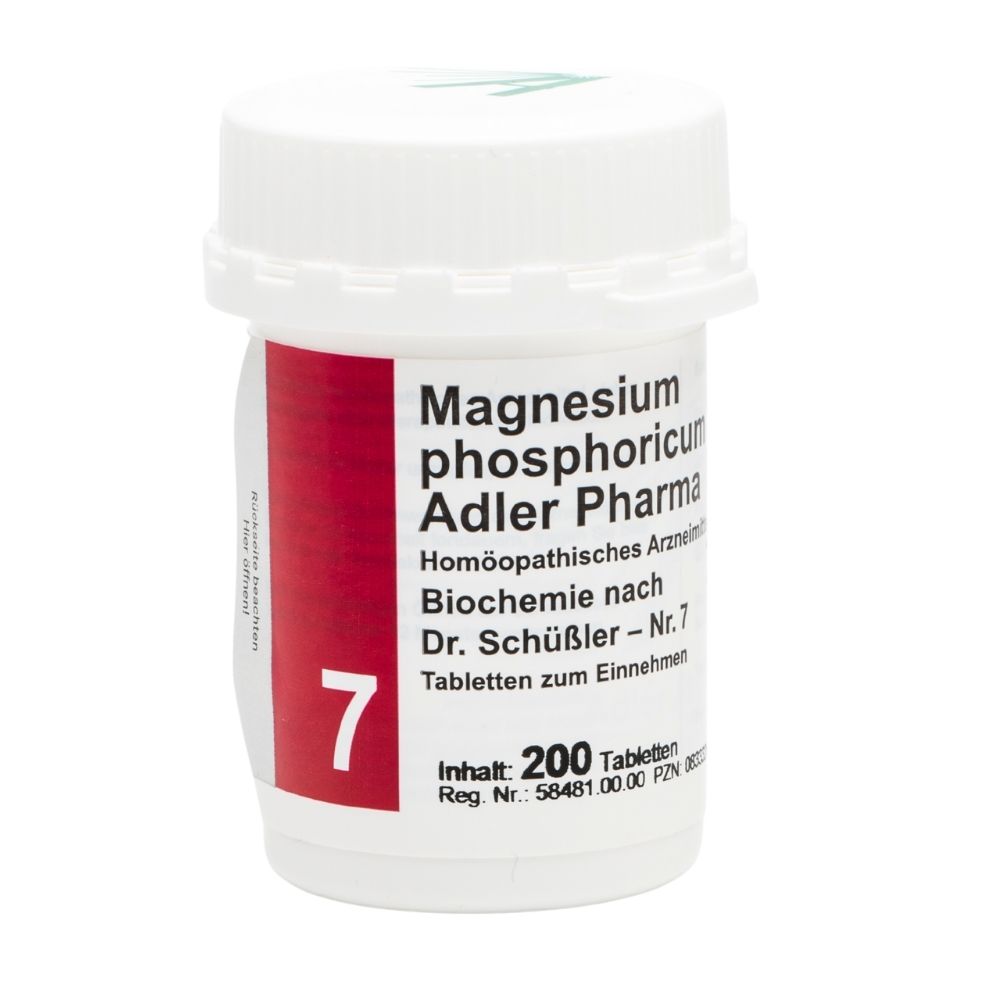 Magnesium phosphporicum D6 Adler Pharma Biochemie nach Dr. Schüßler Nr.7, Tablette 200 St Tabletten