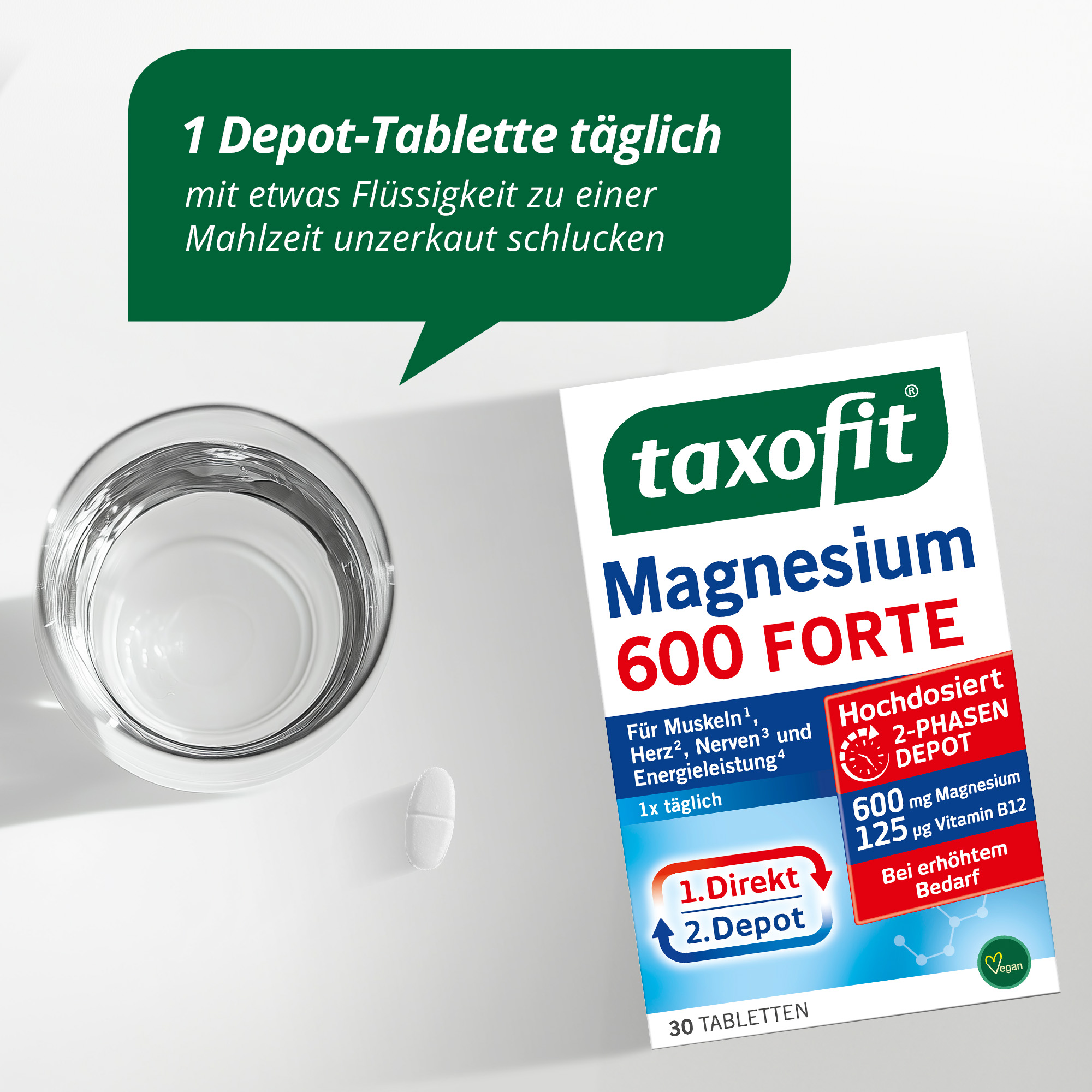 taxofit Magnesium 600 FORTE 30 St Tabletten