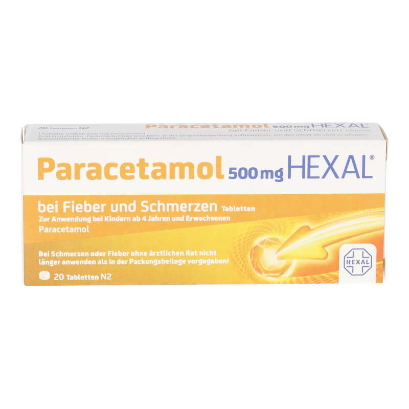 Paracetamol HEXAL 500mg 20 St Tabletten