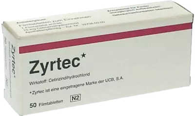 Zyrtec 10mg 50 St Filmtabletten