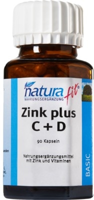 NATURAFIT Zink Plus C+D Kapseln 90 St Kapseln